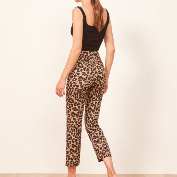 Reformation Marlon Pant (Leopard) - Picture 4 of 7